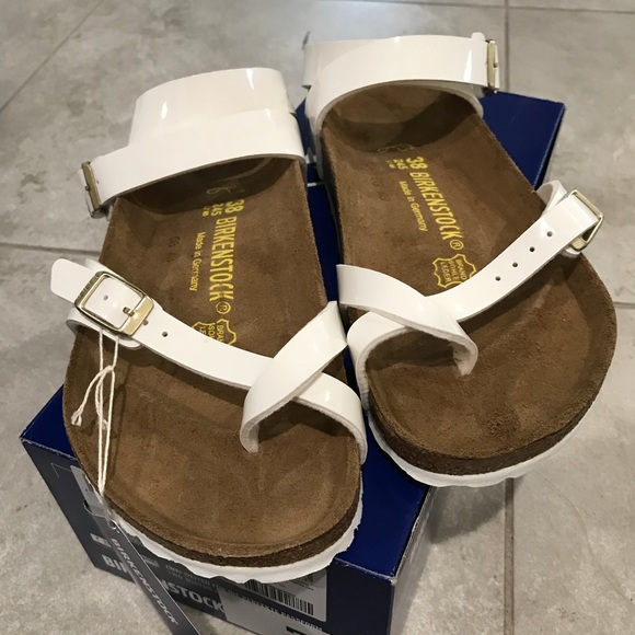 birkenstock yara white patent